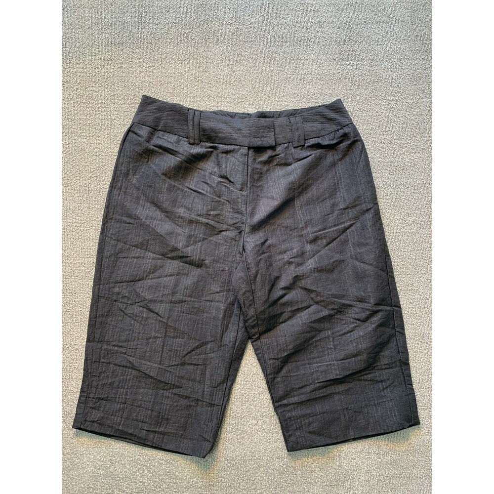 Hannah Jones Shorts Womens Size 4 Black Cotton Nylon